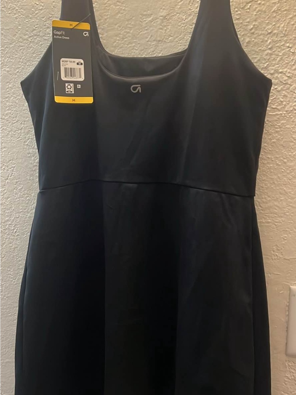 GAP Women's Black Active Dress w/shorts size M